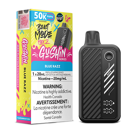Flavour-Beast-Beast-Mode-Max-2-Gushin-Blue-Razz-Toronto-GTA-Vaughan-Ontario-Canada-Wicks-and-Wires-Vape-Shoppe
