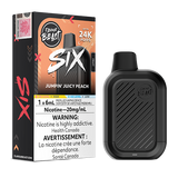 Flavour Beast Mode SIX Jumpin Juicy Peach disposable vape device with peach flavour.