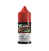 Flavour Drop Nic Salt Juicy watermelon flavour layered with bright tangy sweetness and finished with a cool frosty exhale.