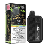 Flavour Beast Mode Max 3 Tweleve Monkeys Disposable Kanzi a Watermelon, Strawberry and Kiwi come together to bring a fresh and fuity experience.