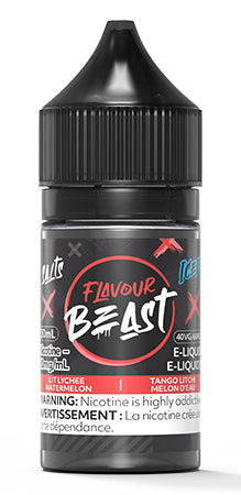 Lit Lychee Watermelon Iced Lit Lychee Watermelon Iced by Flavour Beast Toronto Ontario Canada Wicks & Wires Vape Shoppe