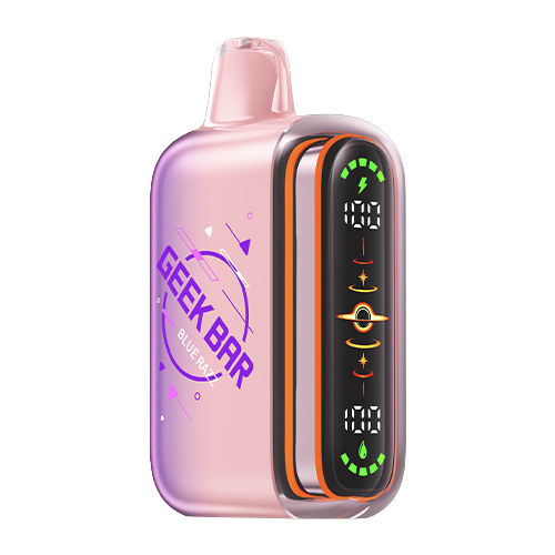 Geek Bar Pulse 2 Blue Razz Disposable Vape with up to 80,000 puffs, dual mesh coil and USB-C fast charging available at Wicks & Wires Vape Shoppe Canada