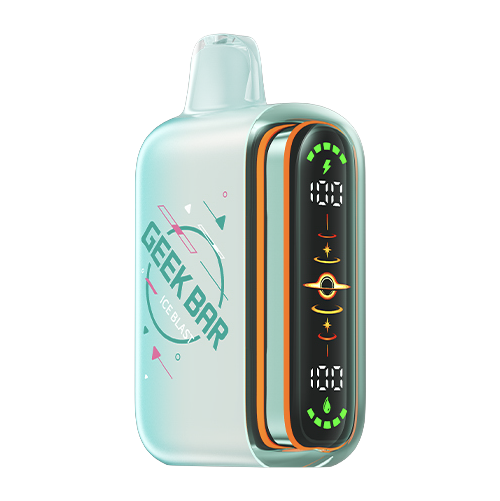 Geek Bar Pulse 2 Ice Blast Disposable Vape with up to 80,000 puffs, dual mesh coil and USB-C fast charging available at Wicks & Wires Vape Shoppe Canada