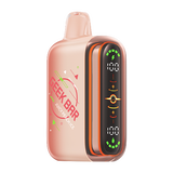 Geek Bar Pulse 2 Juicy Peach  Ice Disposable Vape with up to 80,000 puffs, dual mesh coil and USB-C fast charging available at Wicks & Wires Vape Shoppe Canada