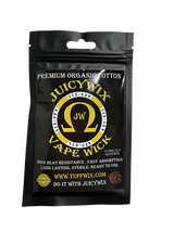 Juicy Wix Premium Organic Cotton for rebuildable vape atomizers and DIY coil wicking.