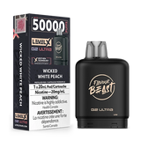 Level X G2 Ultra Pod Wicked White Peach White Peach vape flavour featuring smooth, juicy white peach with a clean and refreshing finish.