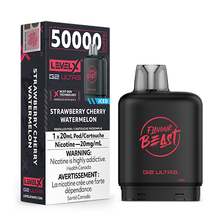 LEVELX-G2-Ultra-FlavourBeast-POD-Strawberry-Cherry-Watermelon-Toronto-GTA-Vaughan-Ontario-Canada-Wicks-and-Wires-Vape-Shoppe