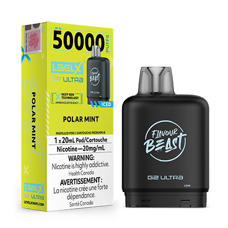 Best Disposable Vape Polar Mint Level X G2 Ultra by Flavour Beast Wicks & Wires Vape Shoppe Best Disposable Vape Polar Mint Level X G2 Ultra by Flavour Beast Wicks & Wires Vape Shoppe