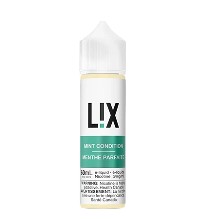 Mint Condition by LIX E-liquid Toronto GTA Vaughan Ontario Canada Wicks & Wires Vape Shoppe