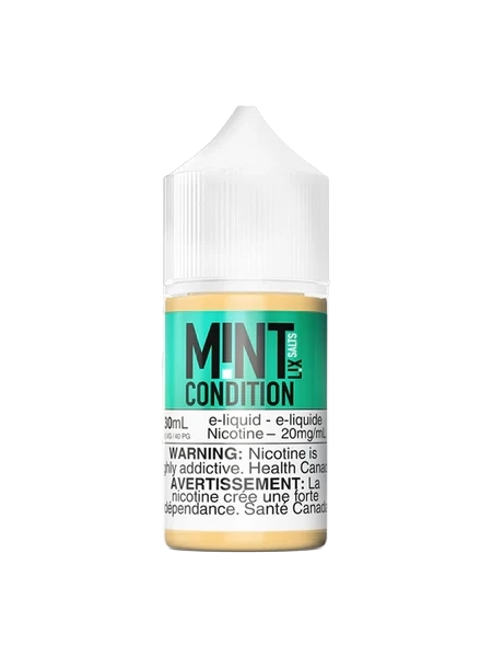 elfbar nachfüll pod läuft aus Mint Condition by LIX E-liquid Toronto GTA Vaughan Ontario Canada Wicks &  Wires Vape Shoppe