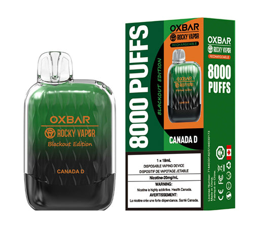 Canada D by Rocky Vapor OXBAR G8000