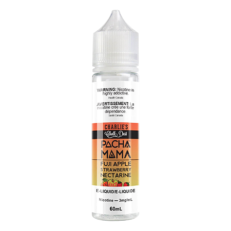 Fuji Apple Strawberry Nectarine by Pachamama Toronto Ontario Canada Wicks & Wires Vape Shoppe