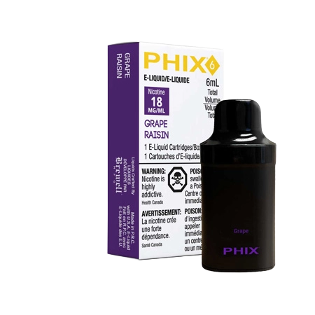 PHIX 6 Grape by MLV Toronto GTA Vaughan Ontario Canada Wicks & Wires Vape Shoppe PHIX 6 Grape by MLV Toronto GTA Vaughan Ontario Canada Wicks & Wires Vape Shoppe