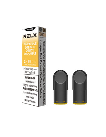 Pineapple Delight Relx Pods by Relx Toronto GTA Vaughan Ontario Canada Wicks & Wires Vape Shoppe