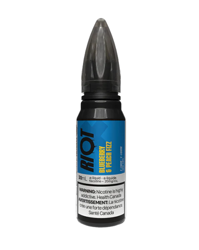 Riot X Salts Blueberry Peach Fizz nic salt e-liquid bottle