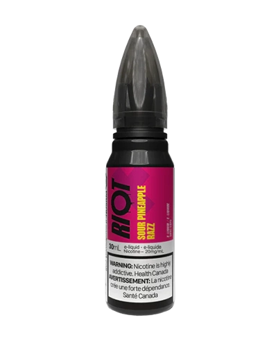 Riot X Salts Sour Pineapple Razz nic salt e-liquid bottle