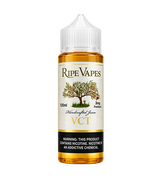 Ripe Vapes VCT 120ml A smooth tobacco flavour complemented by rich vanilla notes and a mellow, creamy finish.