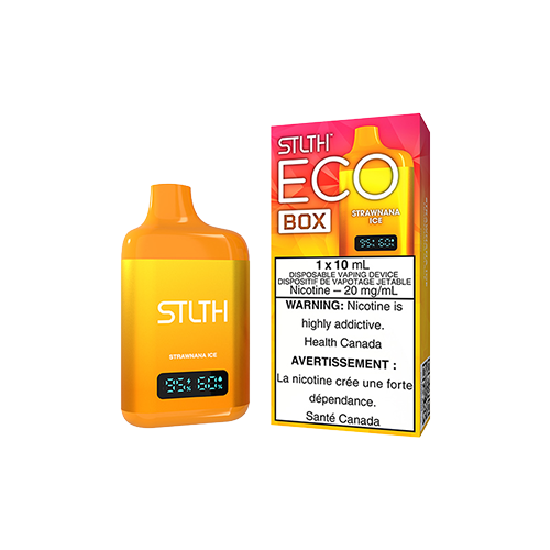 STLTH-ECO-BOX-DISPOSABLE-STRAWNANA-ICE-Toronto-GTA-Vaughan-Ontario-Canada-Wicks-and-Wires-Vape-Shoppe