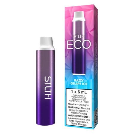 STLTH_Eco_Razzy_Grape_Ice_Disposable_Toronto_GTA_Vaughan_Ontario_Canada_Wicks_&_Wires_Vape_Shoppe
