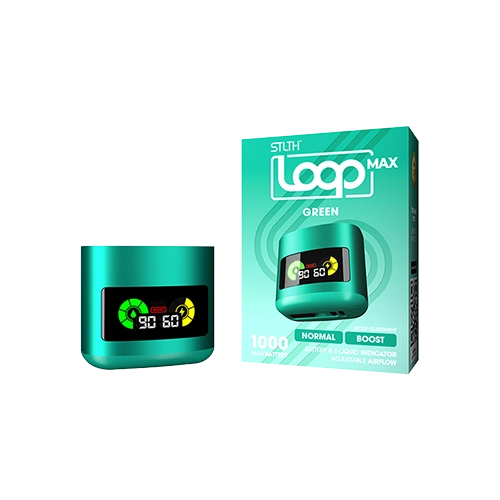 STLTH-LOOP-MAX-DEVICE-Green-Toronto-GTA-Vaughan-Ontario-Canada-Wicks-and-Wires-Vape-Shoppe