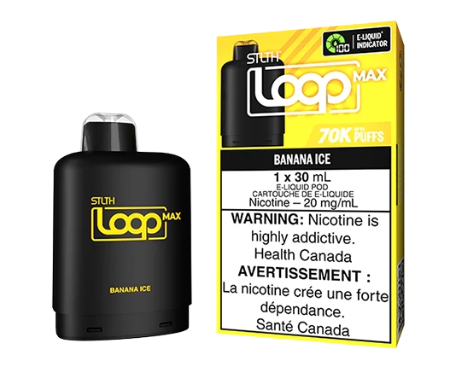 STLTH-LOOP-MAX-POD-BANANA-ICE-Toronto-GTA-Vaughan-Ontario-Canada-Wicks-and-Wires-Vape-Shoppe