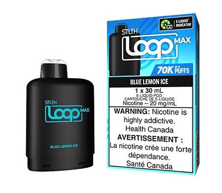 STLTH-LOOP-MAX-POD-BLUE-LEMON-ICE-Toronto-GTA-Vaughan-Ontario-Canada-Wicks-and-Wires-Vape-Shoppe
