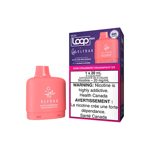 STLTH-LOOP-MAX-X-ELFBAR-POD-PACK-SOUR-STRAWBERRY-DRAGONFRUIT-ICE-Toronto-GTA-Vaughan-Ontario-Canada-Wicks-and-Wires-Vape-Shoppe