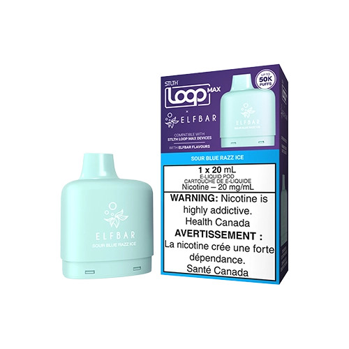 STLTH-LOOP-MAX-X-ELFBAR-POD-SOUR-BLUE-RAZZ-ICE-Toronto-GTA-Vaughan-Ontario-Canada-Wicks-and-Wires-Vape-Shoppe