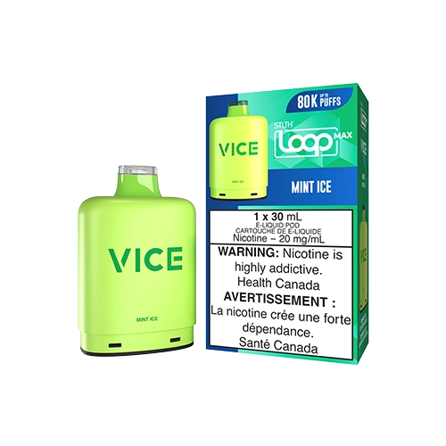 STLTH LOOP MAX x VICE Mint Ice closed pod cartridge
