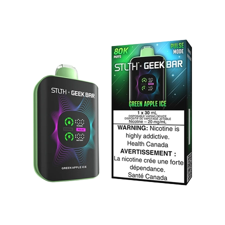 STLTH-X-GEEK-BAR-DISPOSABLE-GREEN-APPLE-ICE-Toronto-GTA-Vaughan-Ontario-Canada-Wicks-and-Wires-Vape-Shoppe