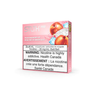Peach Dragon Fruit Ice by STLTH PRO Pods Toronto GTA Vaughan Ontario Canada Wicks & Wires Vape Shoppe