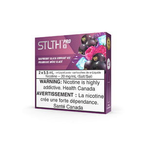 Raspberry Black Currant Ice by STLTH PRO X Pods Toronto GTA Vaughan Ontario Canada Wicks & Wires Vape Shoppe