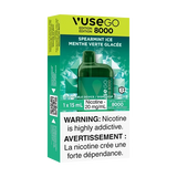 Spearmint Ice by Vuse Go 8000 Toronto GTA Vaughan Ontario Canada Wicks & Wires Vape Shoppe Spearmint Ice by Vuse Go 8000 Toronto GTA Vaughan Ontario Canada Wicks & Wires Vape Shoppe