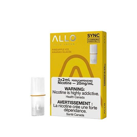 allo-sync-pod-pack-pineapple-ice-Toronto-GTA-Vaughan-Ontario-Canada-Wicks-and-Wires-Vape-Shoppe