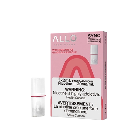 allo-sync-pod-pack-watermelon-ice-Toronto-GTA-Vaughan-Ontario-Canada-Wicks-and-Wires-Vape-Shoppe