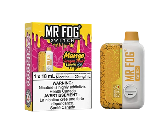 Mango Dragon Fruit Lemon Ice by Mr Fog Switch SW15000 Disposable Toronto GTA Vaughan Ontario Canada Wicks & Wires Vape Shoppe Mango Dragon Fruit Lemon Ice by Mr Fog Switch SW15000 Disposable Toronto GTA Vaughan Ontario Canada Wicks & Wires Vape Shoppe