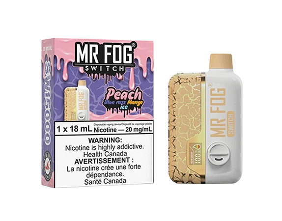 mr fog switch blue Fruity Pebbles Lost THC THC-A Disposable 7.5G main image 1