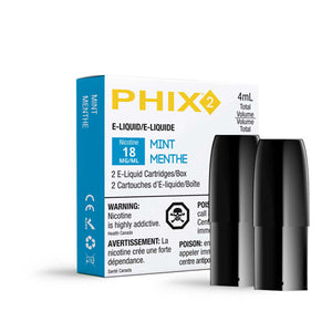 PHIX Pods Mint by MLV Toronto GTA Vaughan Ontario Canada Wicks & Wires Vape Shoppe