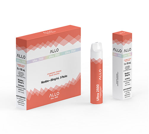 ALLO-ULTRA-2500-Strawberry-Orange-Toronto-GTA-Vaughan-Ontario-Canada-Wicks-and-Wires-Vape-Shoppe