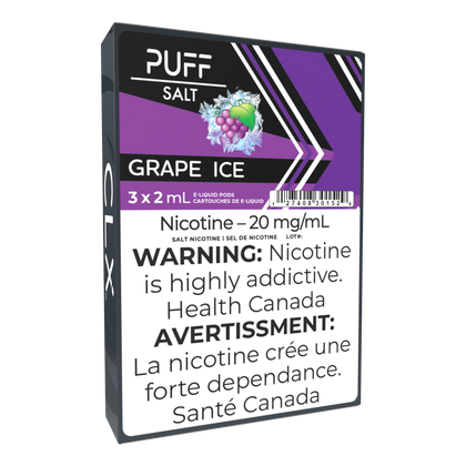 Puff Salts Grape Ice CLX Pods by CLX Toronto GTA Vaughan Ontario Canada Wicks & Wires Vape Shoppe