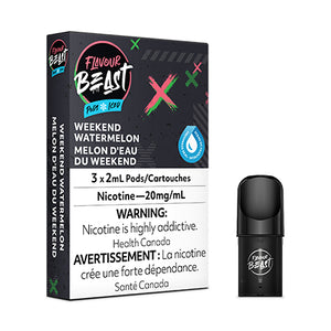Weekend Watermelon - Flavour Beast S-Compatible Pods- Flavour Beast S-Compatible Pods Toronto GTA Vaughan Ontario Canada Wicks & Wires Vape Shoppe