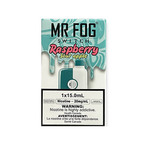 Raspberry Sour Apple Mr Fog Switch Disposable Toronto GTA Vaughan Ontario Canada Wicks & Wires Vape Shoppe