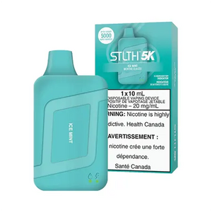 Ice Mint STLTH 5K Disposable by STLTH Toronto GTA Vaughan Ontario Canada Wicks & Wires Vape Shoppe
