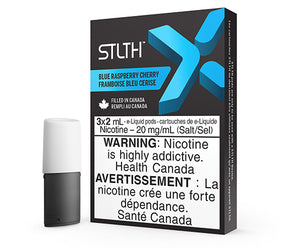 Blue Raspberry Cherry  STLTH X Pods by STLTH  Toronto GTA Vaughan Ontario Canada Wicks & Wires Vape Shoppe