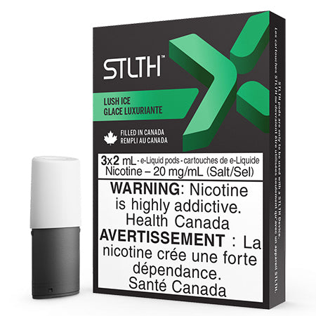 Lush Ice STLTH X Pods by STLTH  Toronto GTA Vaughan Ontario Canada Wicks & Wires Vape Shoppe