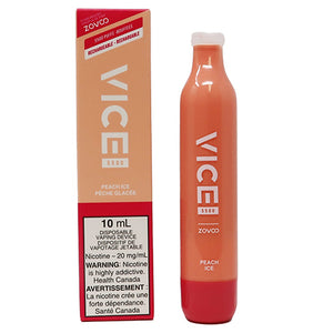 Peach Ice Vice 5500 Disposable Toronto GTA Vaughan Ontario Canada Wicks & Wires Vape Shoppe