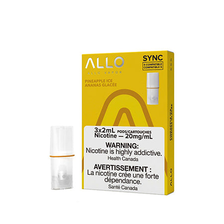 Pineapple Ice by Allo Sync Toronto GTA Vaughan Ontario Canada Wicks & Wires Vape Shoppe